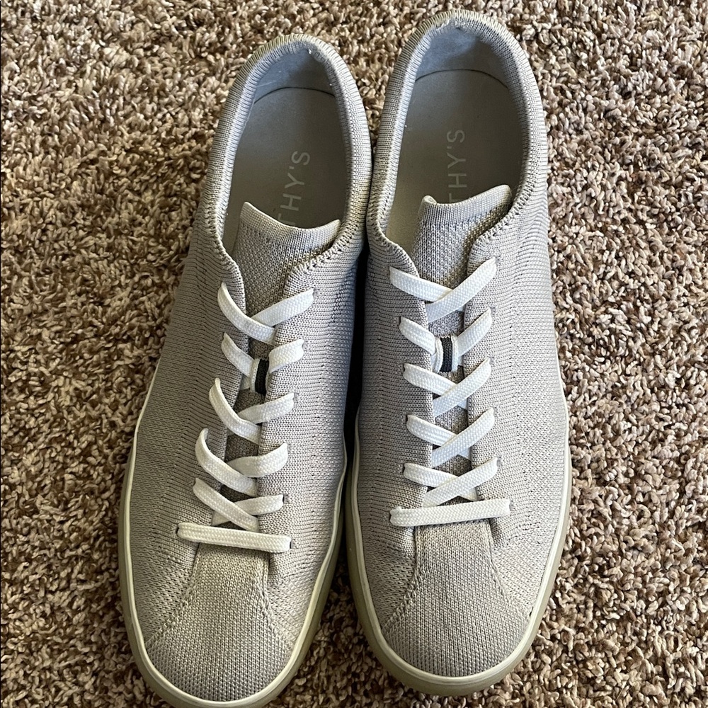 Rothy's Women's Lace Up Sneaker in Storm Grey